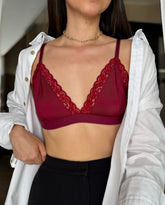 Bralette Mar vinotinto